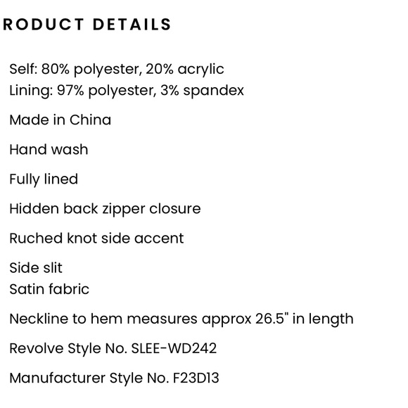 Sau Lee Hester Dress SZ 6 - Picture 4 of 7